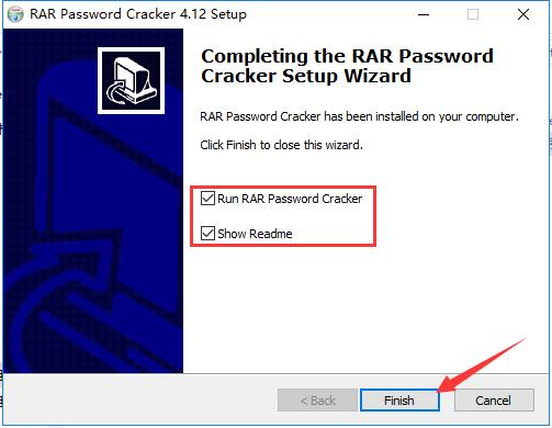 RAR Password Cracker screenshot