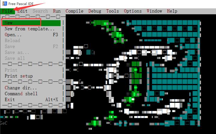 Screenshot of Free Pascal