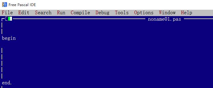 Screenshot of Free Pascal