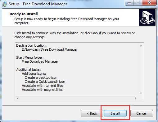 Screenshot of fdm downloader (Free Download Manager)