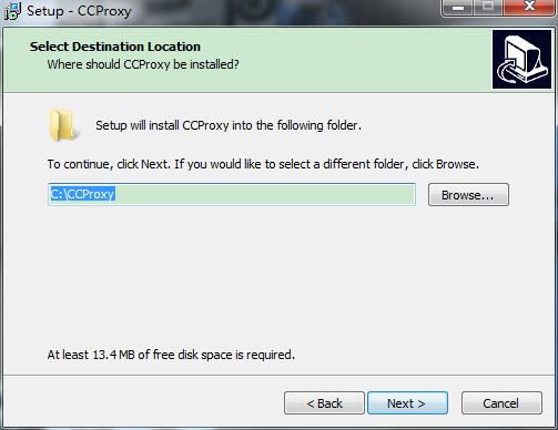 CCProxy PC version CCProxy screenshot