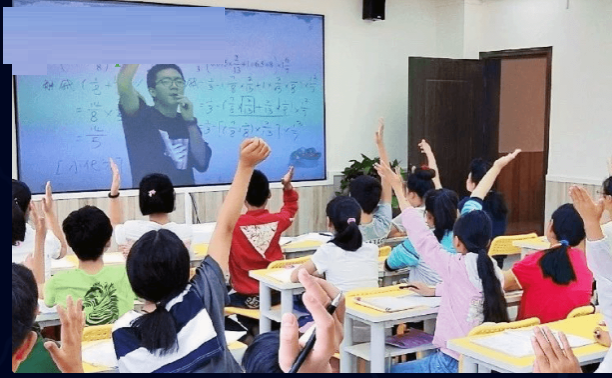 Screenshot of student side of dual-teacher classroom