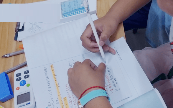 Screenshot of student side of dual-teacher classroom