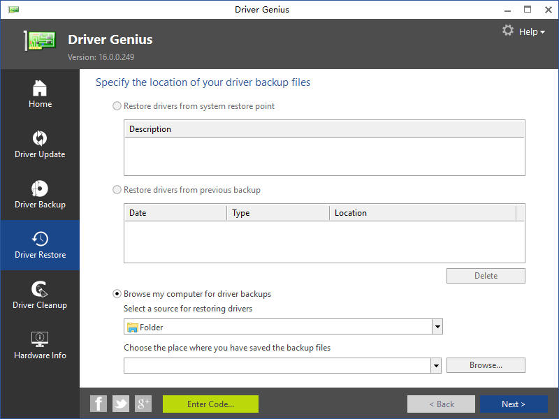 Screenshot of Driver Genius Professional