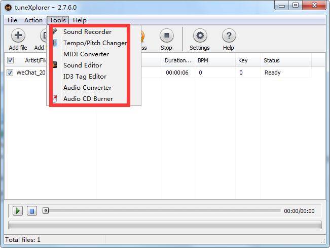 AbyssMedia tuneXplorer screenshot