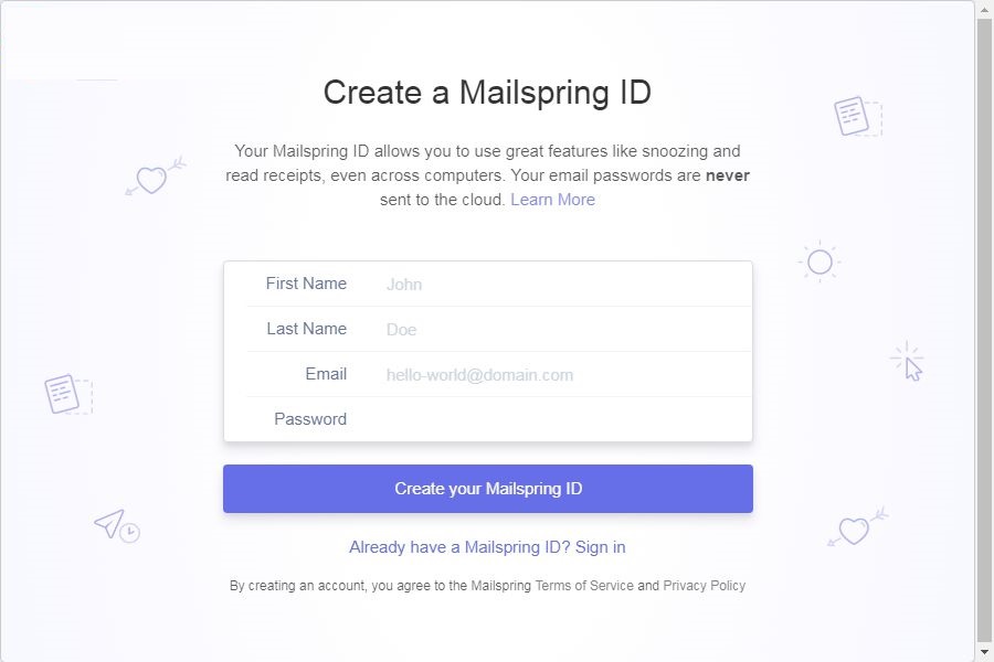 MailSpring screenshot