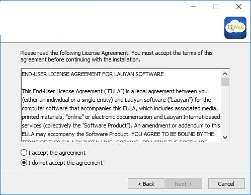 Screenshot of Lauyan TOWeb