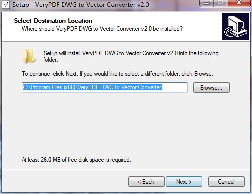 VeryPDF DWG to Vector Converter screenshot