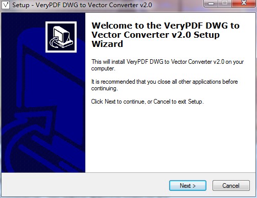 VeryPDF DWG to Vector Converter screenshot