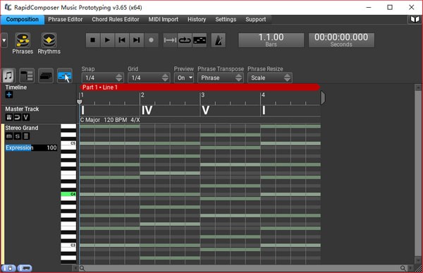 MusicDevelopments RapidComposer screenshot