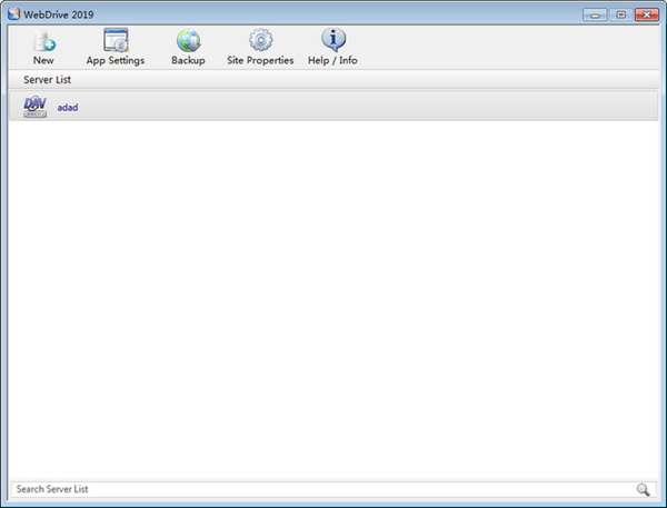 WebDrive Enterprise screenshot