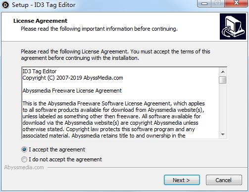 Abyssmedia ID3 Tag Editor screenshot