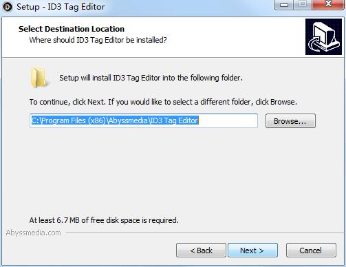 Abyssmedia ID3 Tag Editor screenshot