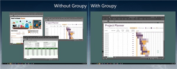 Screenshot of Stardock Groupy