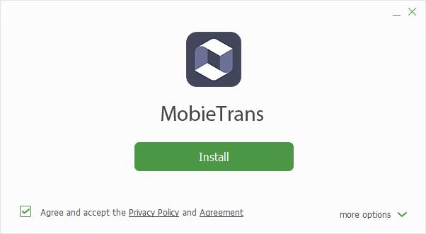 Screenshot of Apeaksoft MobieTrans