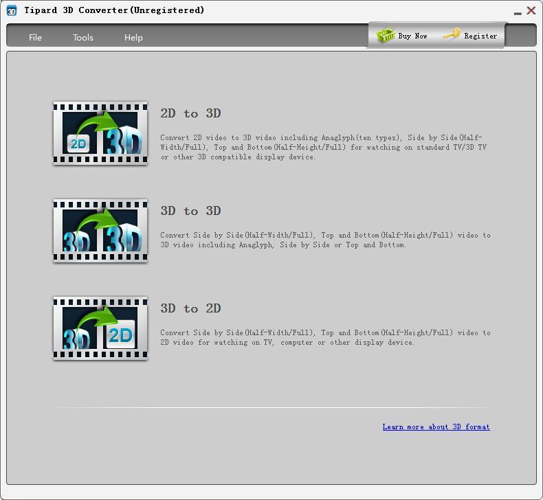 Tipard 3D Converter screenshot