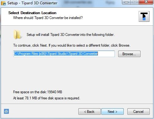 Tipard 3D Converter screenshot