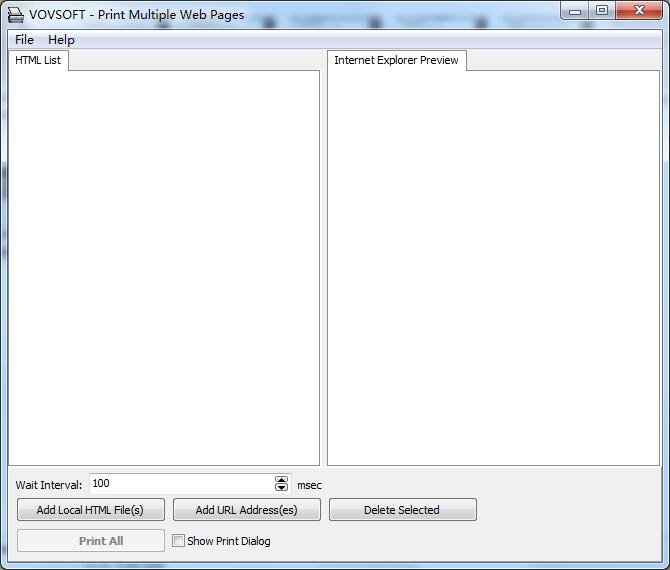Print Multiple Web PagesScreenshot