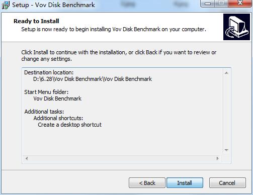 Vov Disk Benchmark screenshot