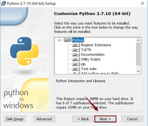 Python2.7.10 screenshot