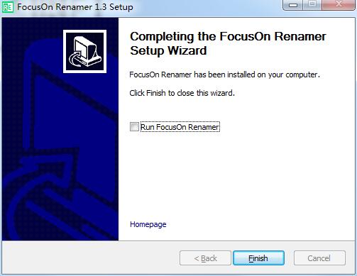 FocusOn Renamer screenshot