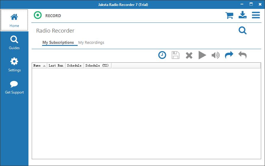 Jaksta Radio Recorder screenshot