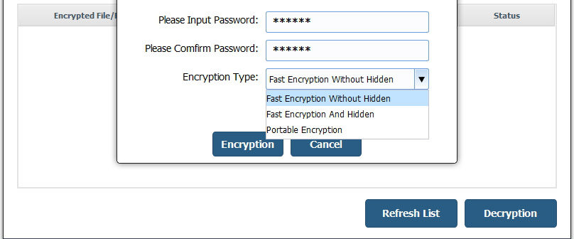 iLike Free Folder Password Lock screenshot