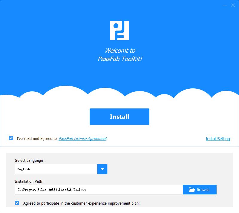 Passfab Toolkit screenshot