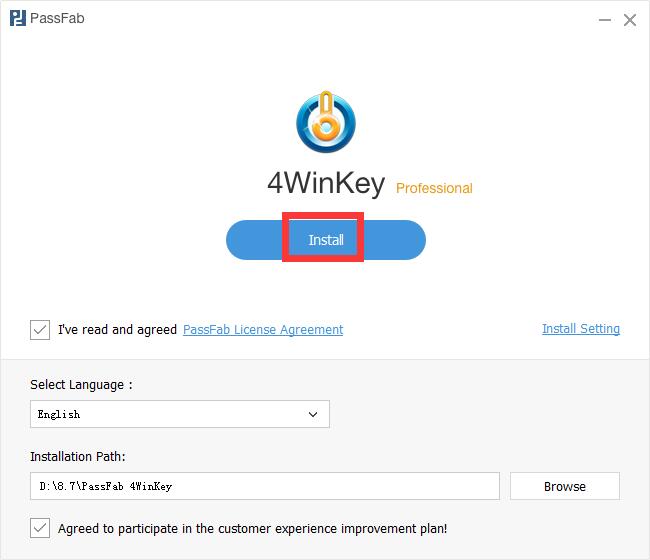 Passfab 4winkey screenshot