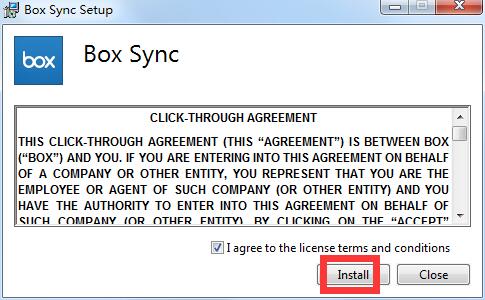 Box Sync screenshot