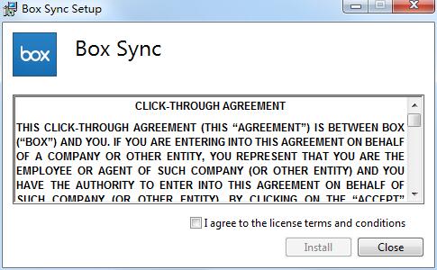 Box Sync screenshot