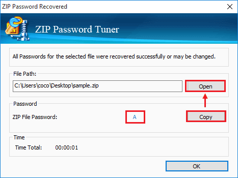 Cocosenor ZIP Password Tuner