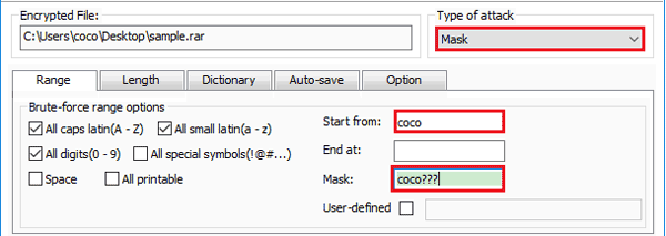 Cocosenor RAR Password Tuner