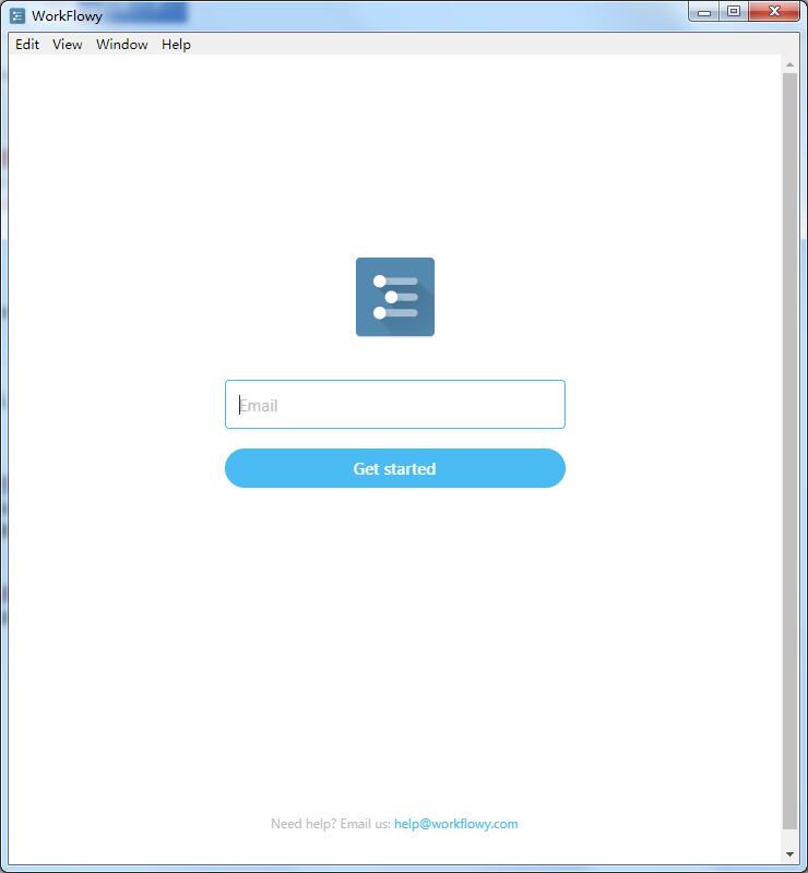 Screenshot of WorkFlowy