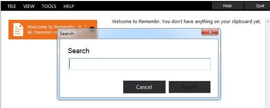 Remembr screenshot