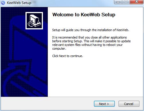 Keeweb screenshot