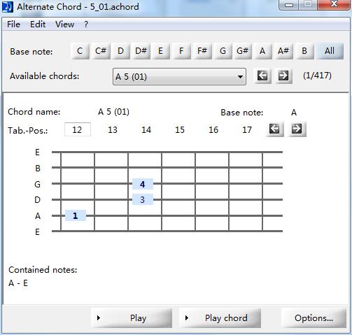 Alternate Chord screenshot