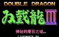 Double Dragon 3 first LOGO