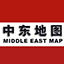 Middle East map HD Chinese version full map