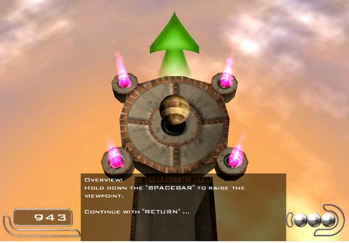 3D balance ball screenshot