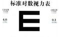 ii standard eye chart segment first LOGO