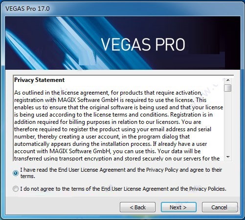 Vegas Pro 17 screenshots