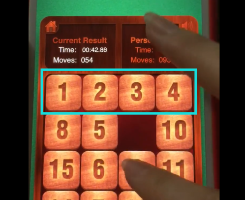 How to play 4*4 in "Digital Huarong Road"