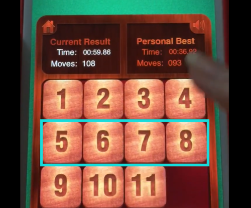 How to play 4*4 in "Digital Huarong Road"