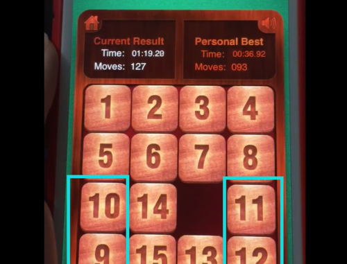 How to play 4*4 in "Digital Huarong Road"