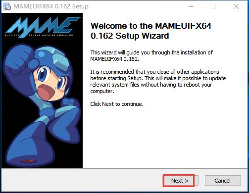 mame simulator screenshot