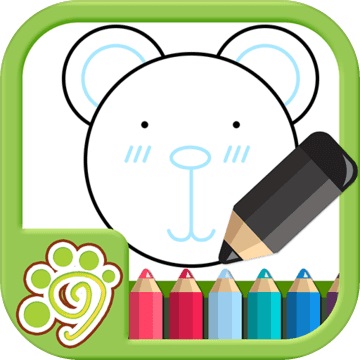 Children's graffiti coloring drawing board