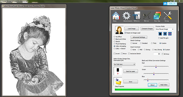 Laser Photo Wizard screenshot