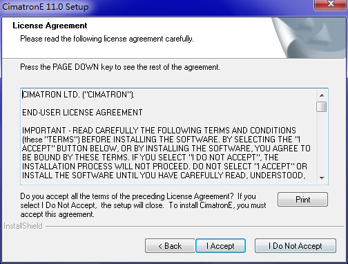 Screenshot of Cimatron CNC programming software