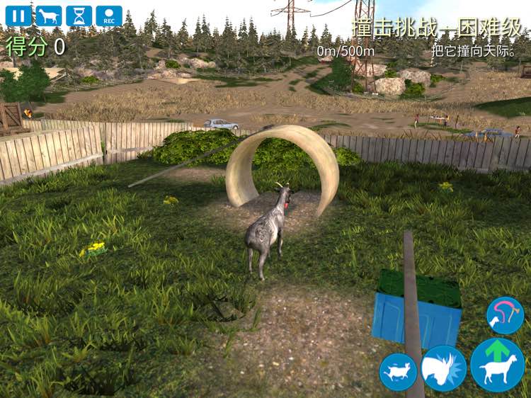 Screenshot of Simulation of Goat